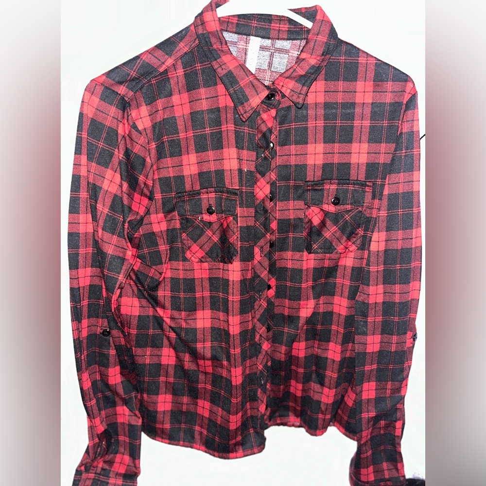 RnB XL Red with Black flannel